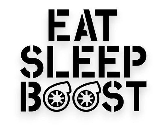 Eat Sleep Boost Sticker - Window Decal - STICKERNERD.COM