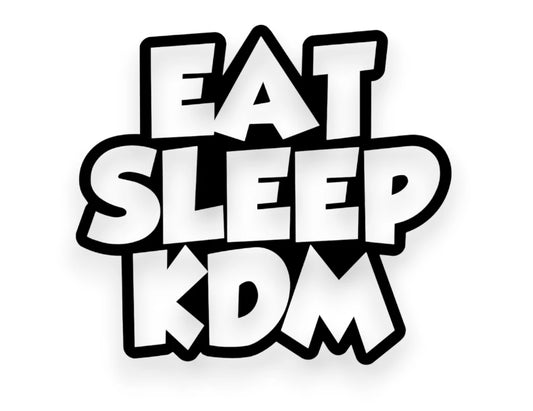 Eat Sleep KDM Sticker - Window Decal - STICKERNERD.COM