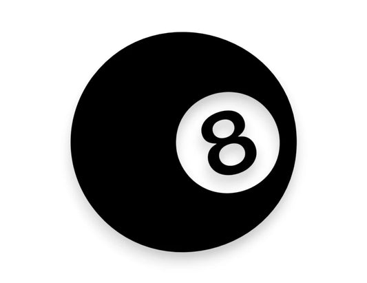 Eight Ball Sticker - Decal - STICKERNERD.COM