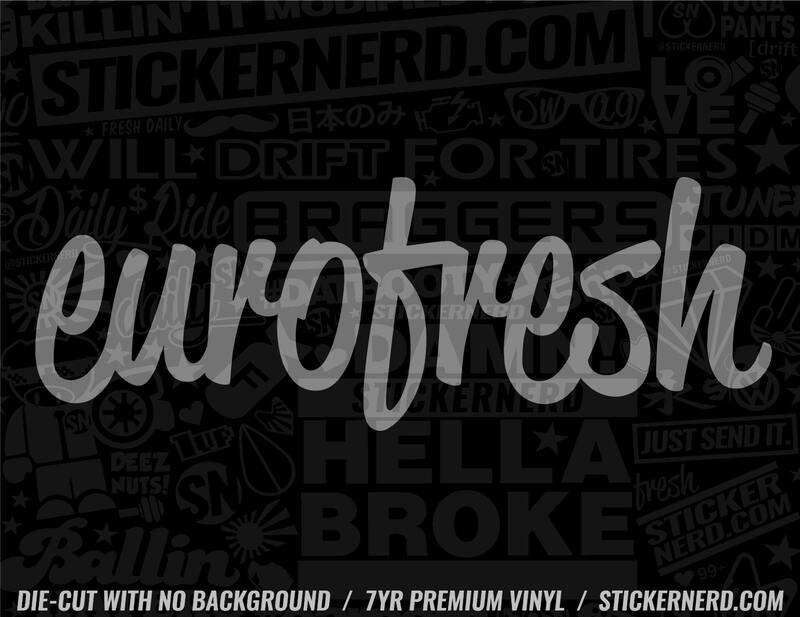 Euro Stickers & European Car Decals - Premium Vinyl - StickerNerd.com
