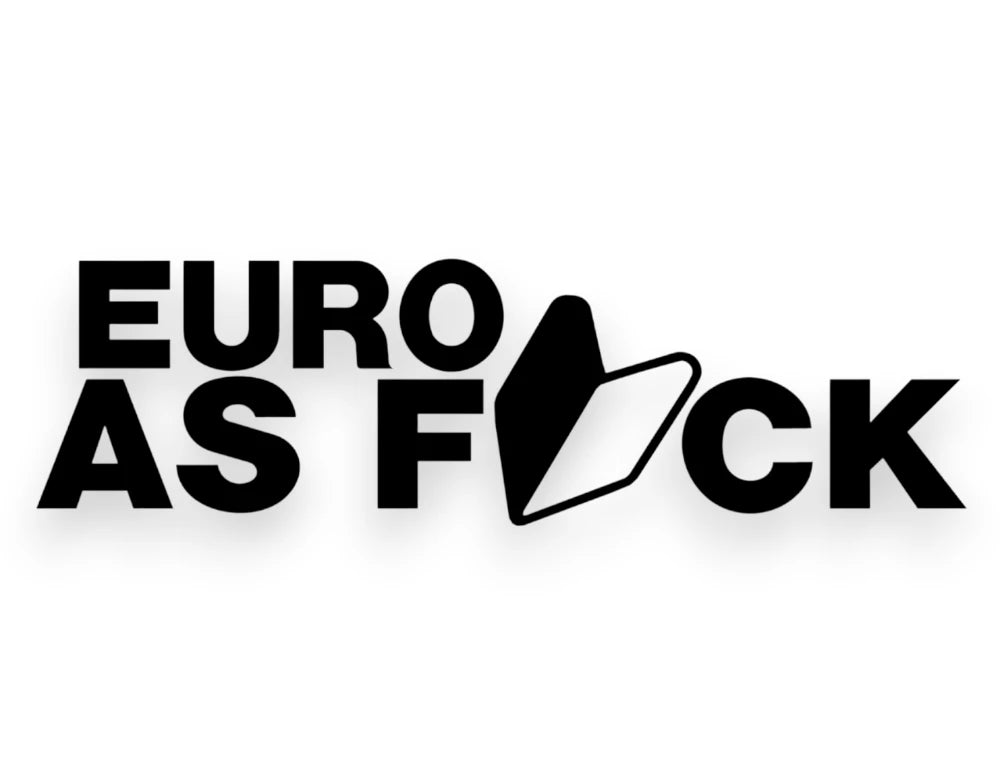 Euro As F Sticker - Decal - STICKERNERD.COM