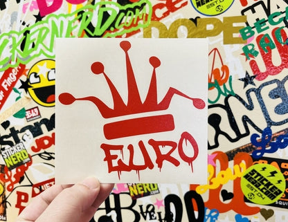 Euro Crown Decal - STICKERNERD.COM