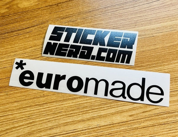 Euro Made Sticker