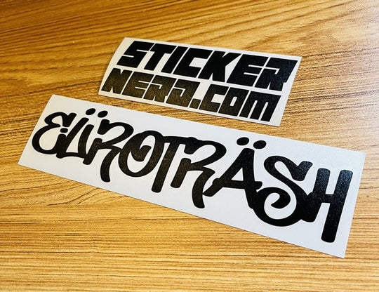 Euro Trash Sticker - Eurotrash Decal - STICKERNERD.COM