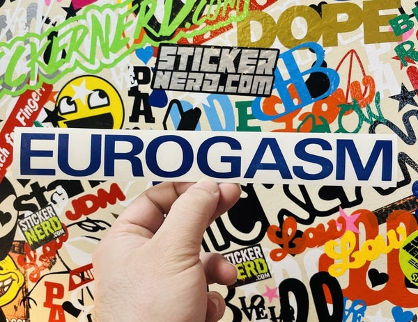Eurogasm Decal - STICKERNERD.COM