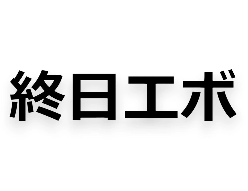 Evo All Day Japanese Sticker - Window Decal - STICKERNERD.COM