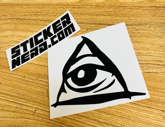 Eyeball Window Decal - STICKERNERD