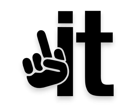 F It Sticker - Funny Window Decal - STICKERNERD.COM
