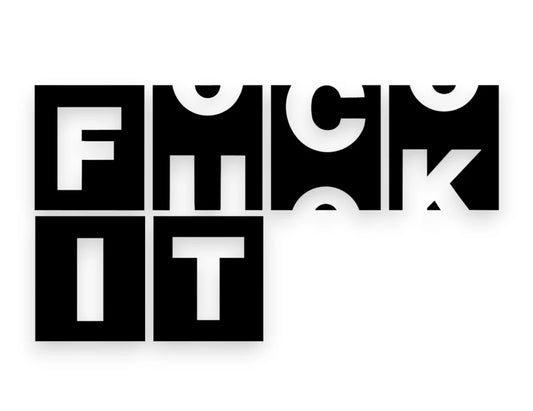 F It Sticker - Funny Decal