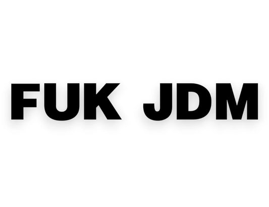 F JDM Sticker - Window Decal - STICKERNERD.COM