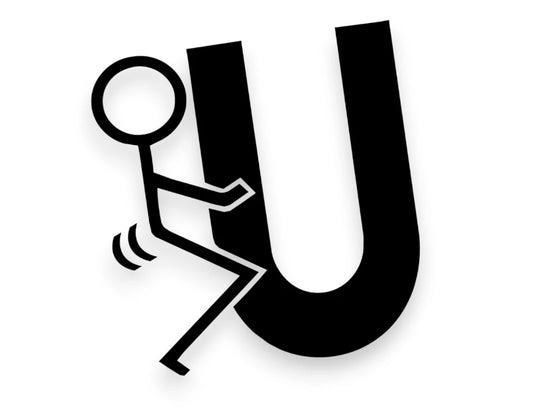 F You Sticker - Funny Window Decal - STICKERNERD.COM
