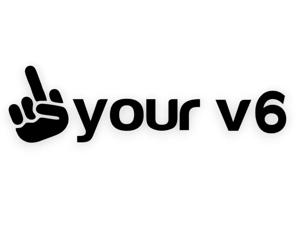 F Your V6 Sticker - Decal - STICKERNERD.COM