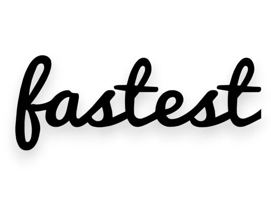 Fastest Sticker - Decal - STICKERNERD.COM