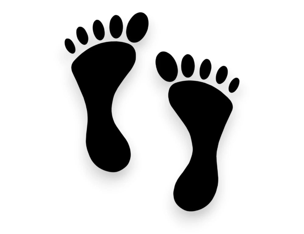 Feet Sticker - Decal - STICKERNERD.COM