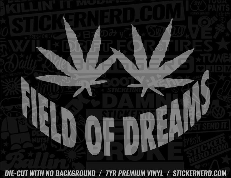 Field Of Dreams Sticker - Window Decal - STICKERNERD.COM