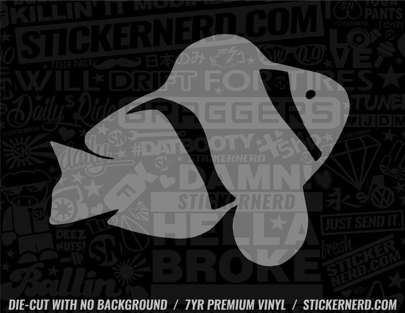 Fish Sticker - Window Decal - STICKERNERD.COM