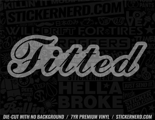 Fitted Sticker - Decal - STICKERNERD.COM