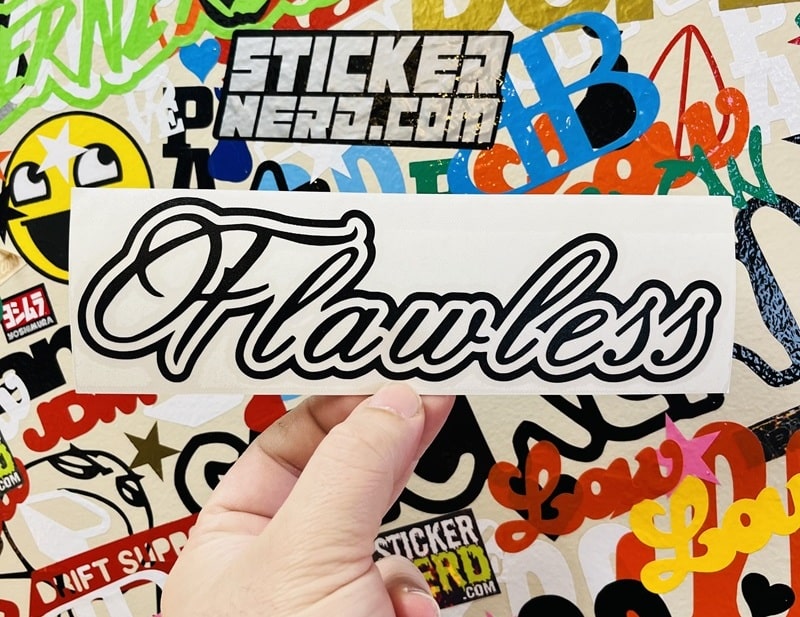 Flawless Sticker - JDM Car Window Decal | Cool Vinyl Tuner Stickers ...
