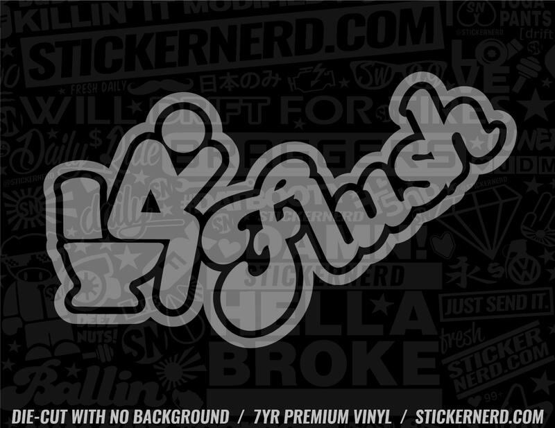 Flush Sticker - Window Decal - STICKERNERD.COM