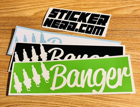 Four Banger Sticker - STICKERNERD.COM