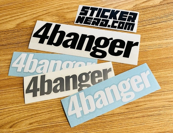 4 Banger Sticker - STICKERNERD.COM