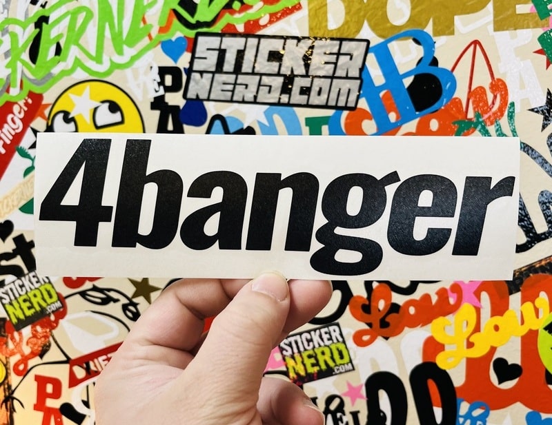 4 Banger Decal - STICKERNERD.COM