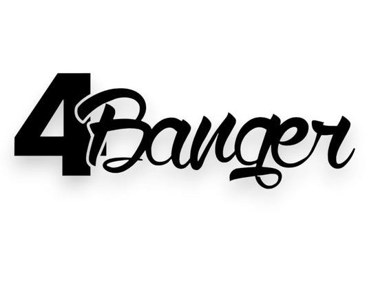4 Banger Sticker - Vinyl Decal - STICKERNERD.COM