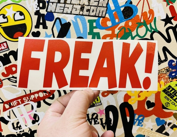 Freak Decal - STICKERNERD.COM