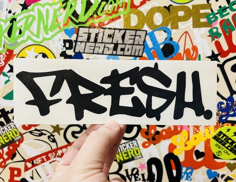 Fresh Graffiti Decal - STICKERNERD.COM