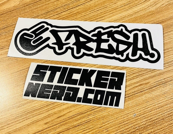 Fresh Shocker Sticker - Decal - STICKERNERD.COM
