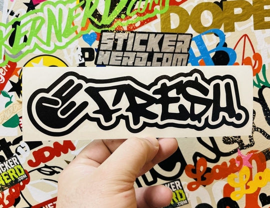 Fresh Shocker Sticker - Decal - STICKERNERD.COM