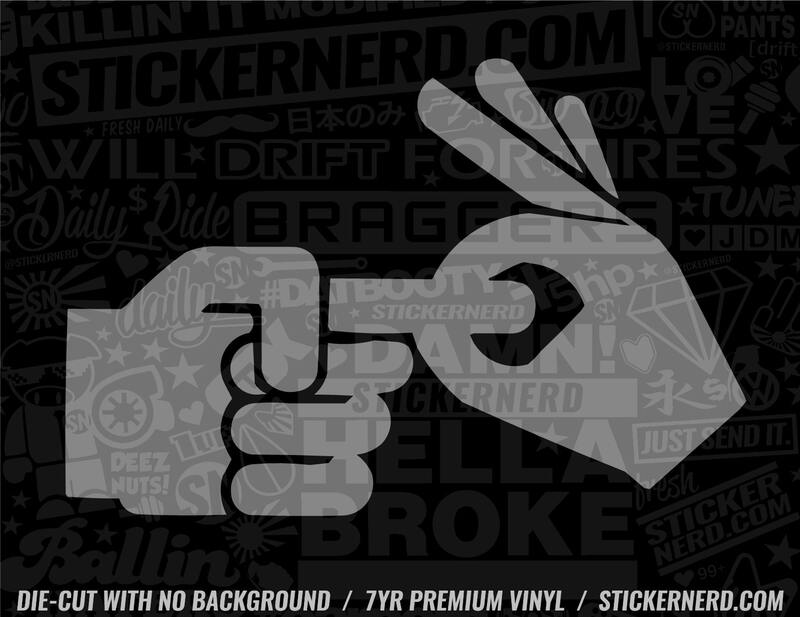 Fuck It Sticker - Window Decal - STICKERNERD.COM