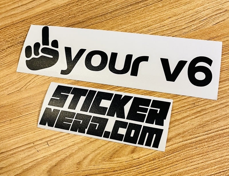 Fuck Your V6  Decal - STICKERNERD.COM