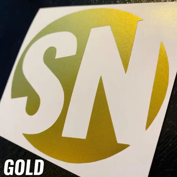 GOLD STICKERS - CAR DECALS - STICKERNERD