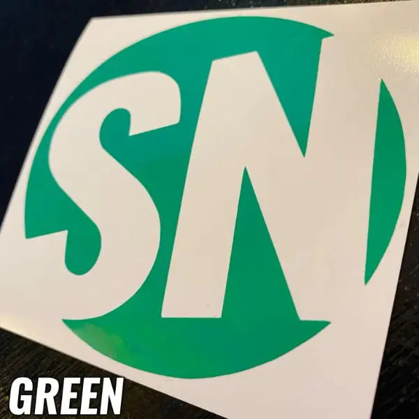 GREEN STICKERS - CAR DECALS - STICKERNERD