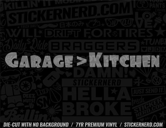 Garage > Kitchen Sticker - Window Decal - STICKERNERD.COM