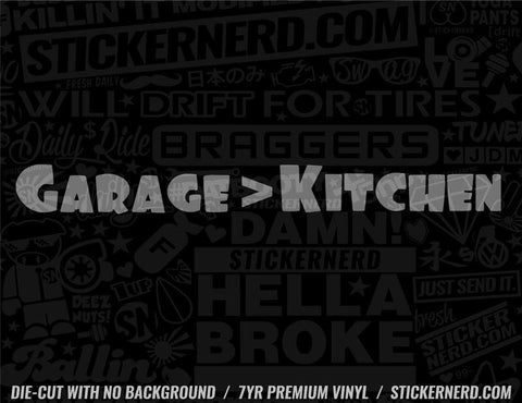 Garage > Kitchen Sticker - Window Decal - STICKERNERD.COM