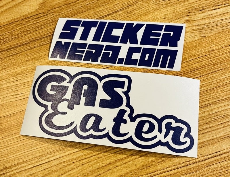 Gas Eater Sticker - Funny Fuel Car Decal Stickers | StickerNerd.com