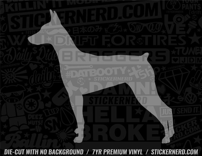 German Pinscher Sticker - Decal - STICKERNERD.COM