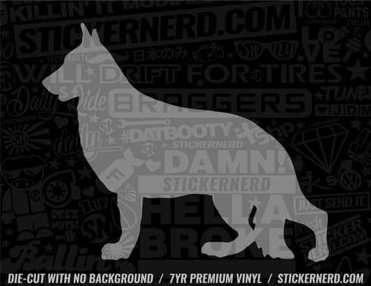 German Shepherd Sticker - Decal - STICKERNERD.COM