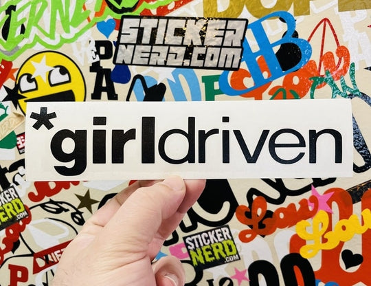 Girl Driven Decal - STICKERNERD.COM