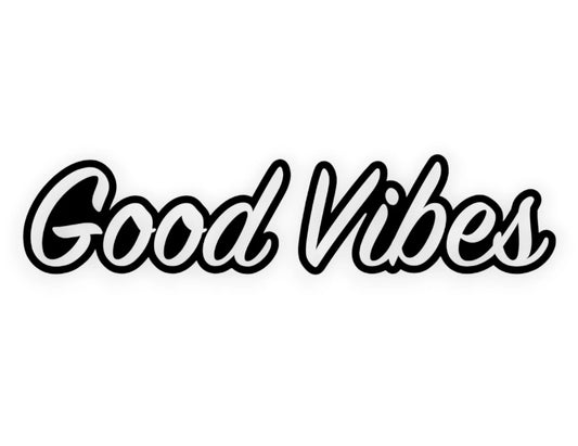Good Vibes Sticker - Window Decal - STICKERNERD.COM