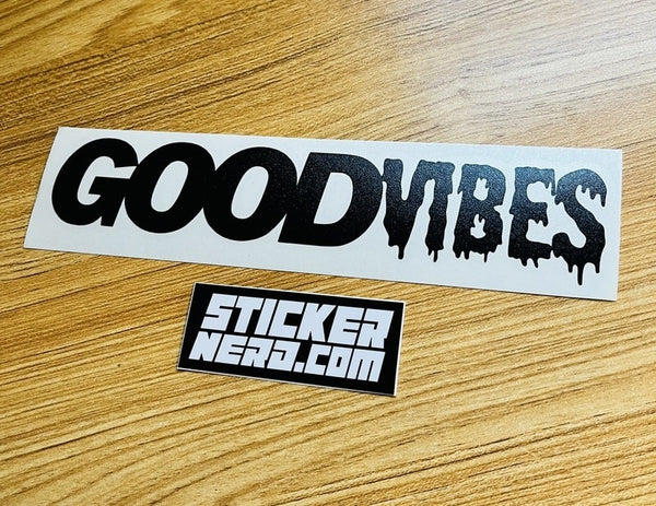 Good Vibes Sticker - STICKERNERD.COM