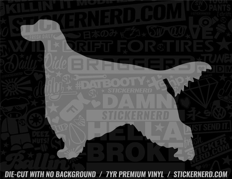 Gordon Setter Dog Sticker - Decal - STICKERNERD.COM