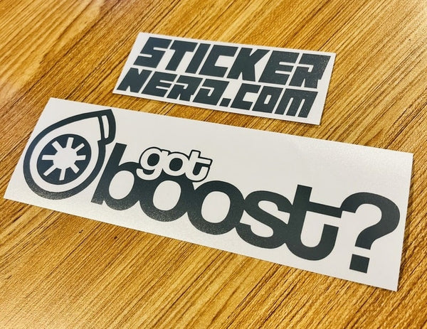 Got Boost Sticker - Window Decal - STICKERNERD.COM