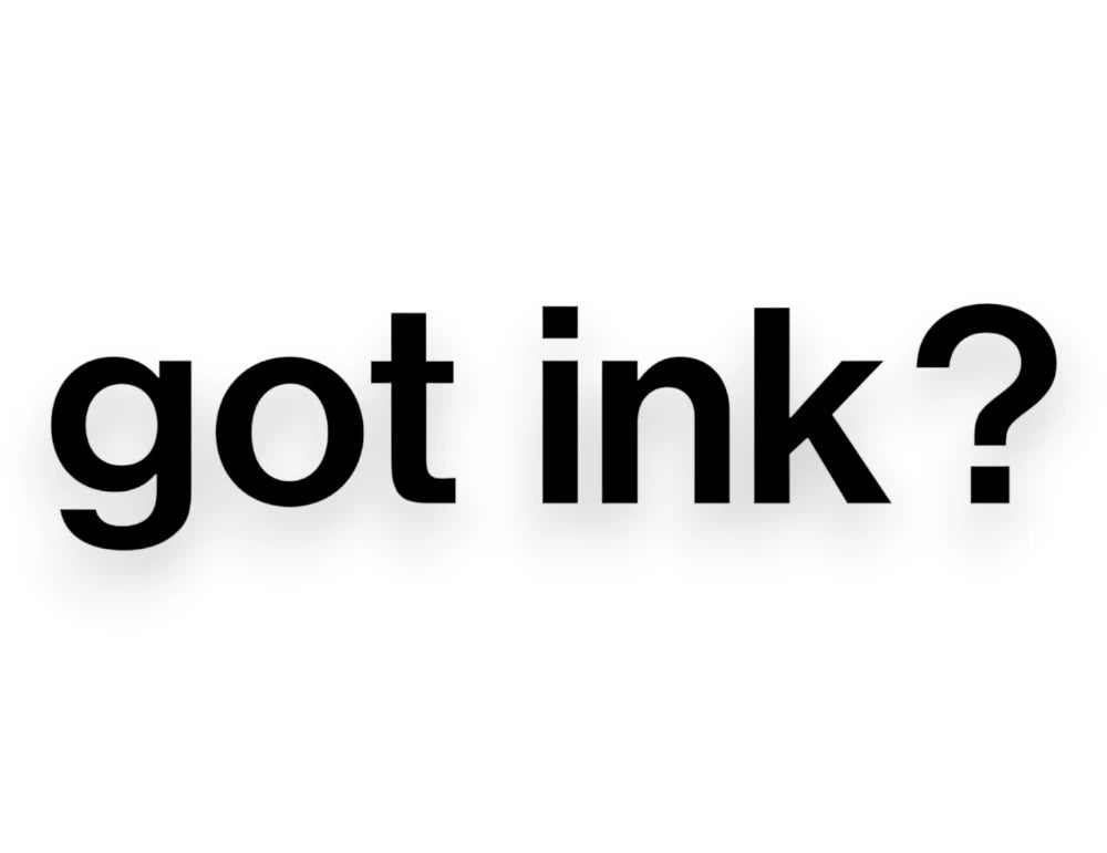 Got Ink? Sticker - Tattoo Decal - STICKERNERD.COM