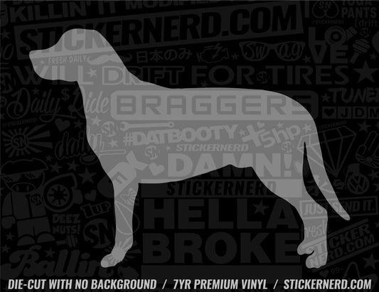 Greater Swiss Mountain Dog Sticker - Window Decal - STICKERNERD.COM