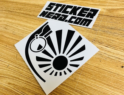 Grenade JDM Flag Decal - StickerNerd