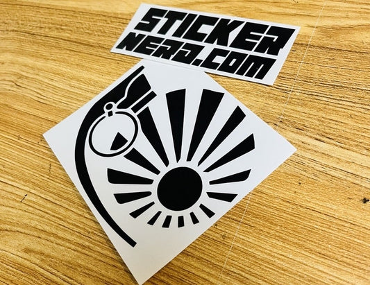 Grenade JDM Flag Decal - StickerNerd