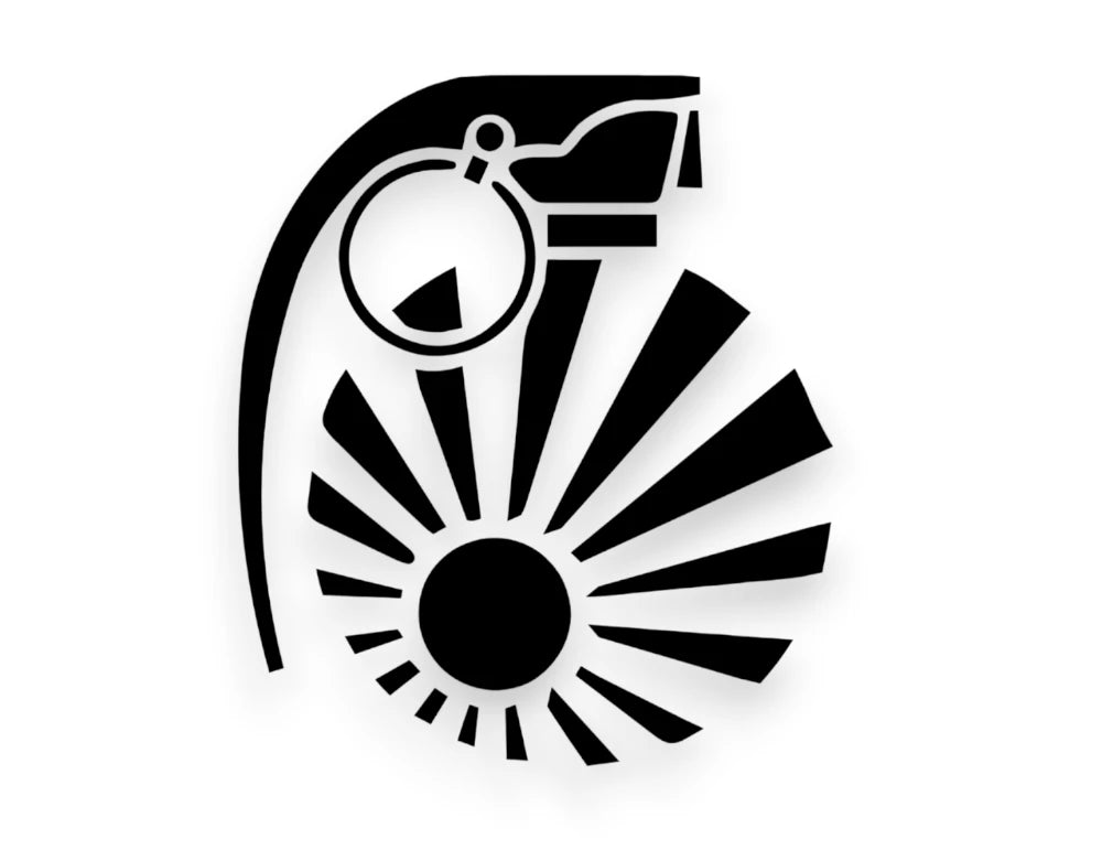 Grenade JDM Flag Sticker - StickerNerd